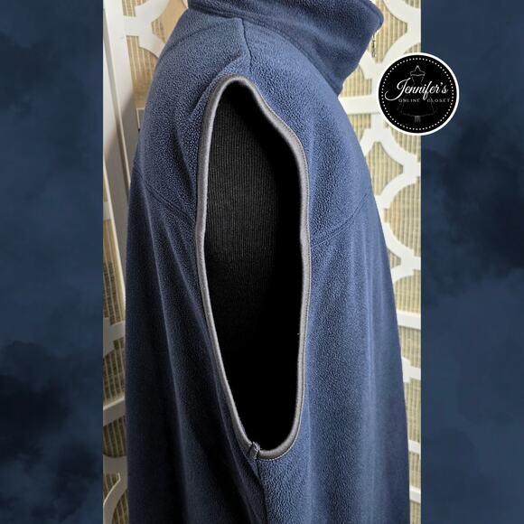 Stillwater Supply Co Cabela's Men's Navy Blue Full Zip Vest Size XXL - Picture 6 of 10